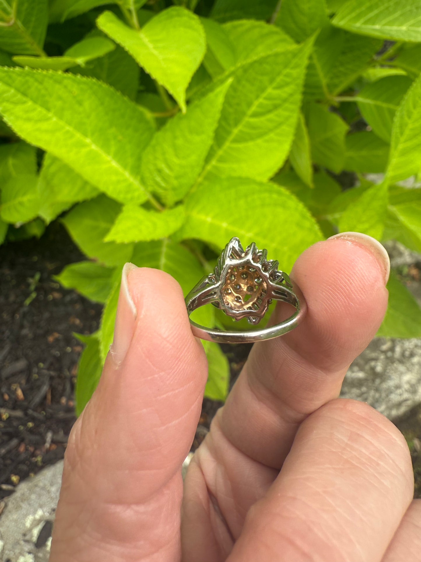 Vintage Diamond Ballerina RIng