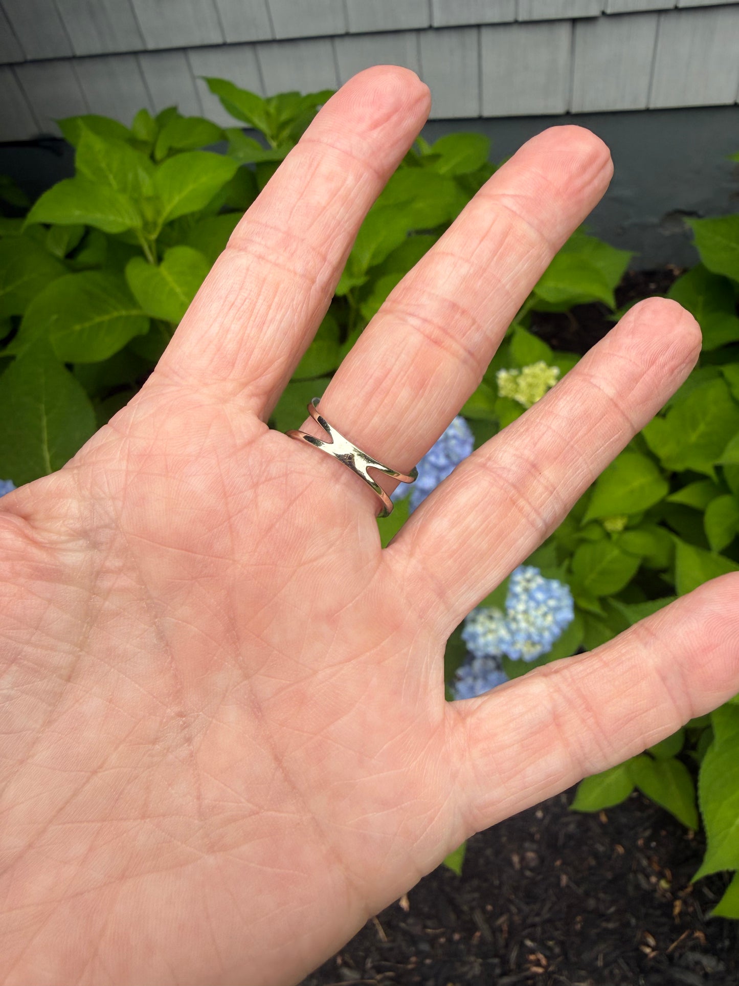 Vintage 14k White Gold Diamond Ring