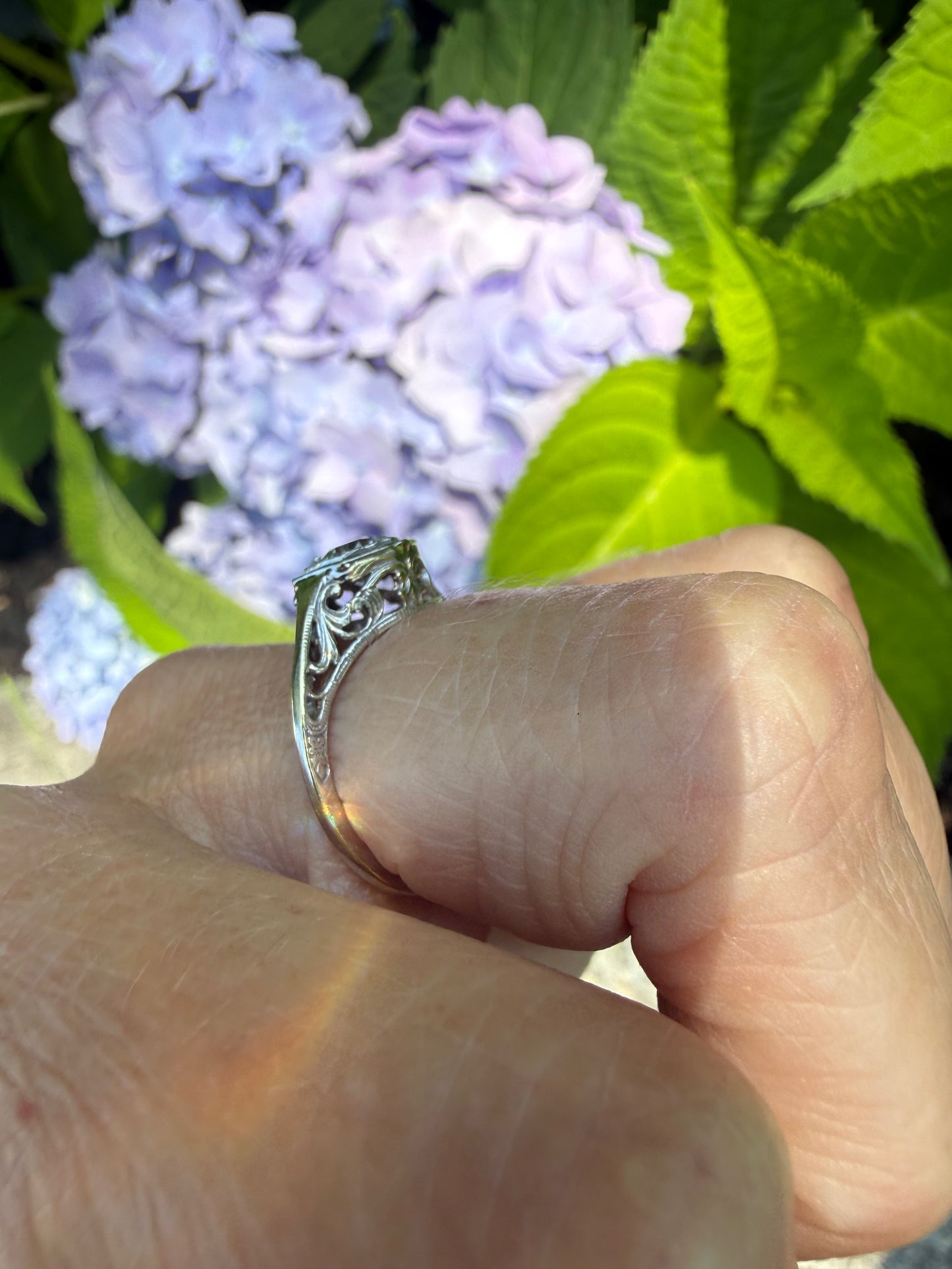 Art Deco Diamond Engagement Ring
