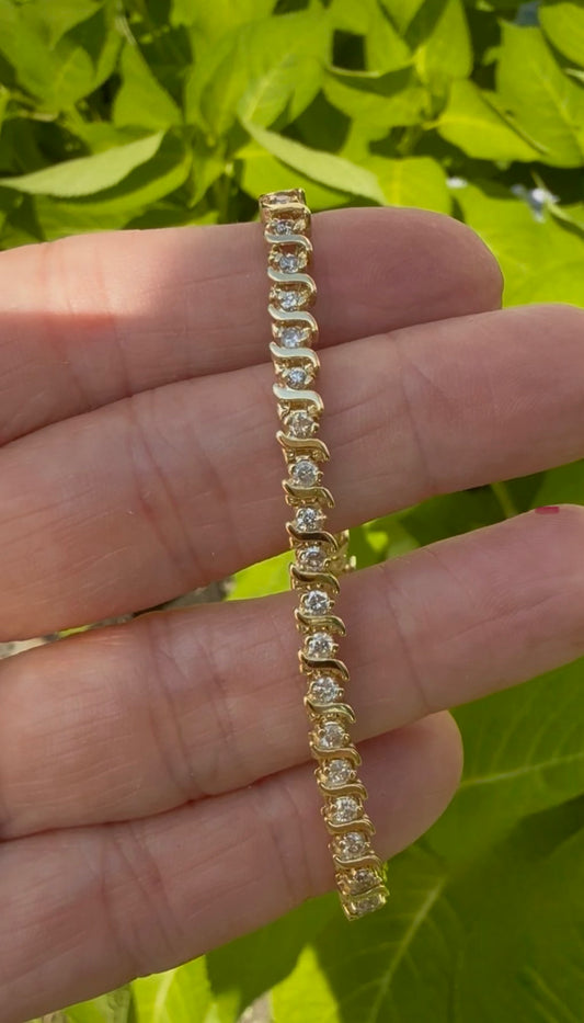 Vintage Diamond Bracelet