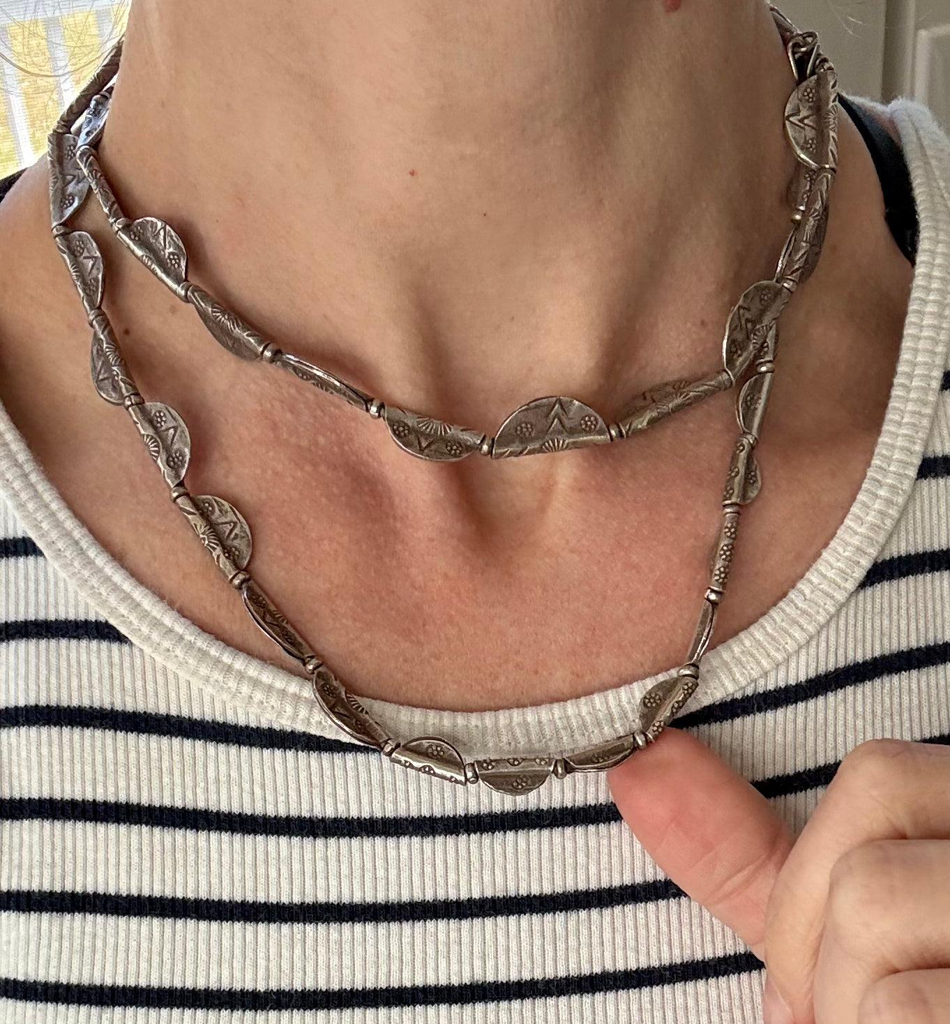 Vintage Sterling Silver Necklace