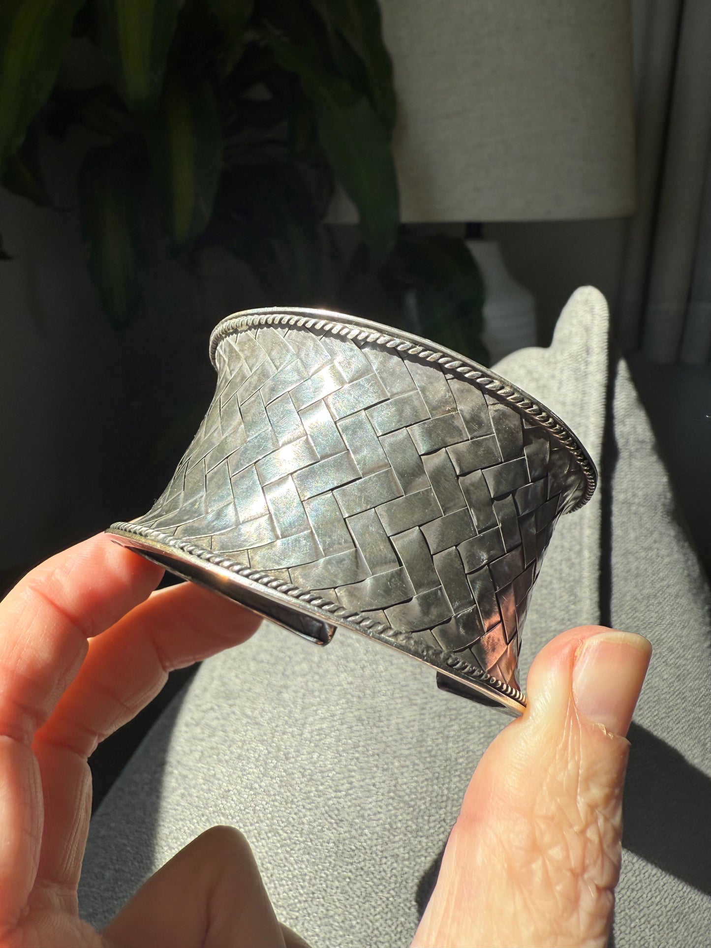 Vintage Sterling Silver Cuff Bracelet