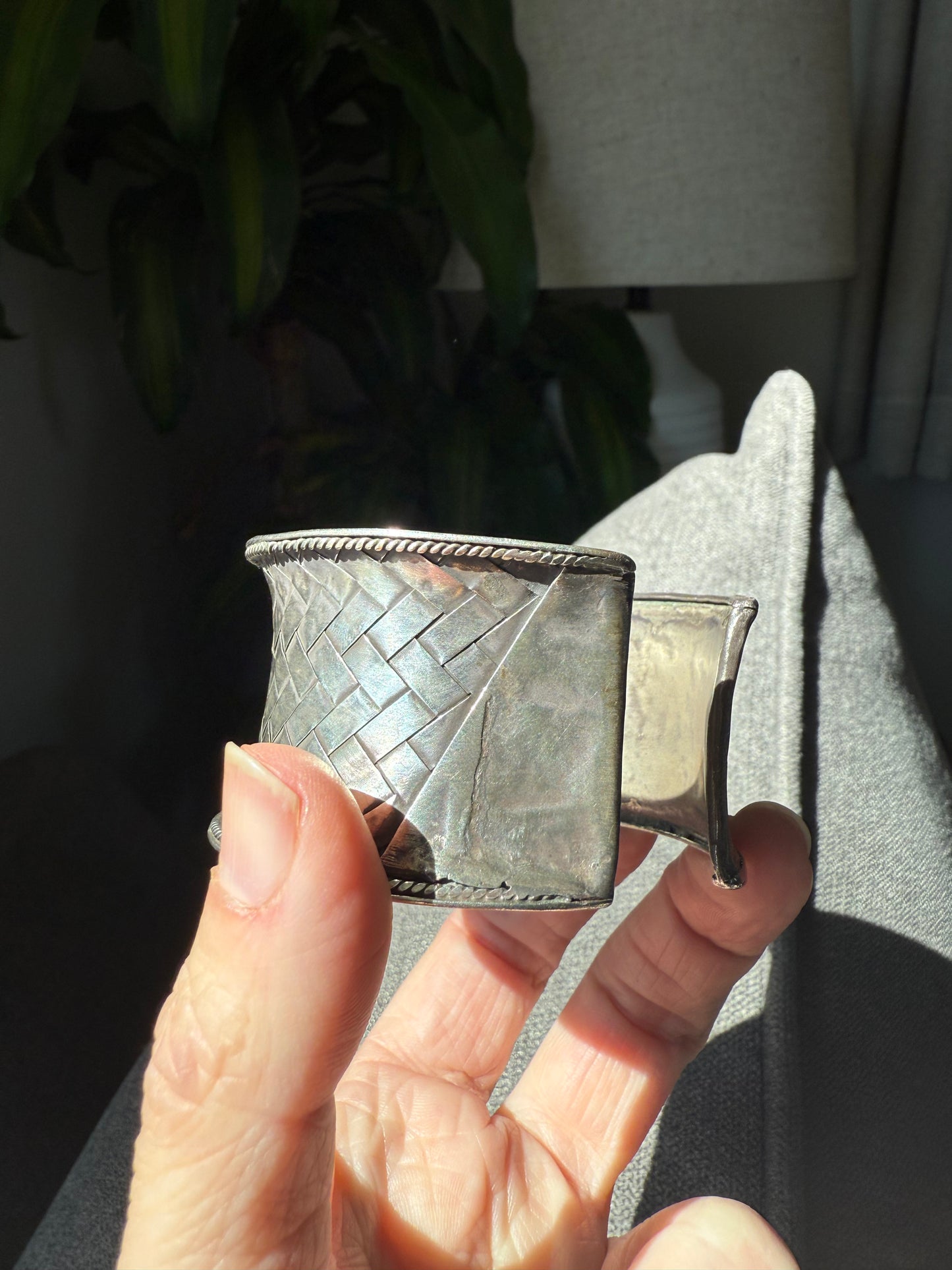 Vintage Sterling Silver Cuff Bracelet