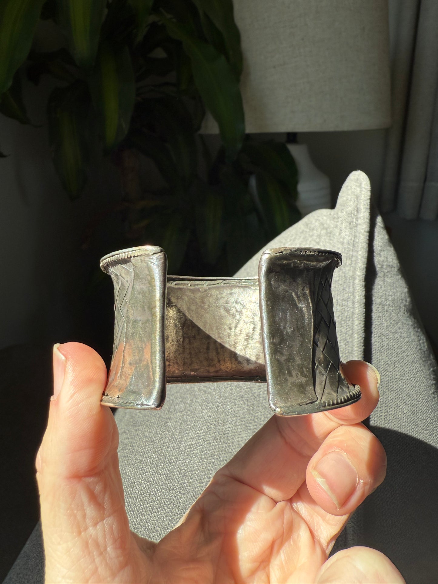 Vintage Sterling Silver Cuff Bracelet
