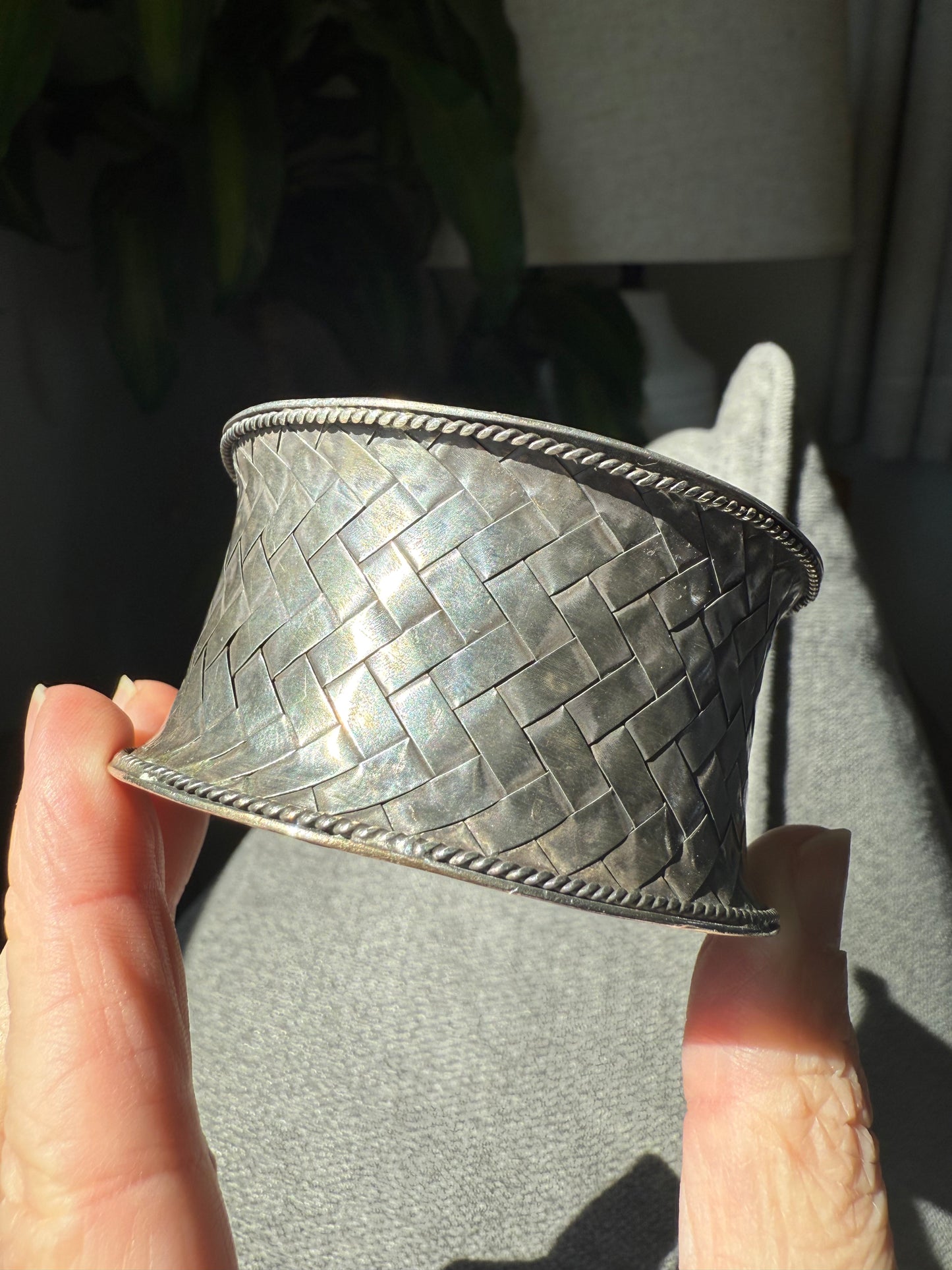 Vintage Sterling Silver Cuff Bracelet