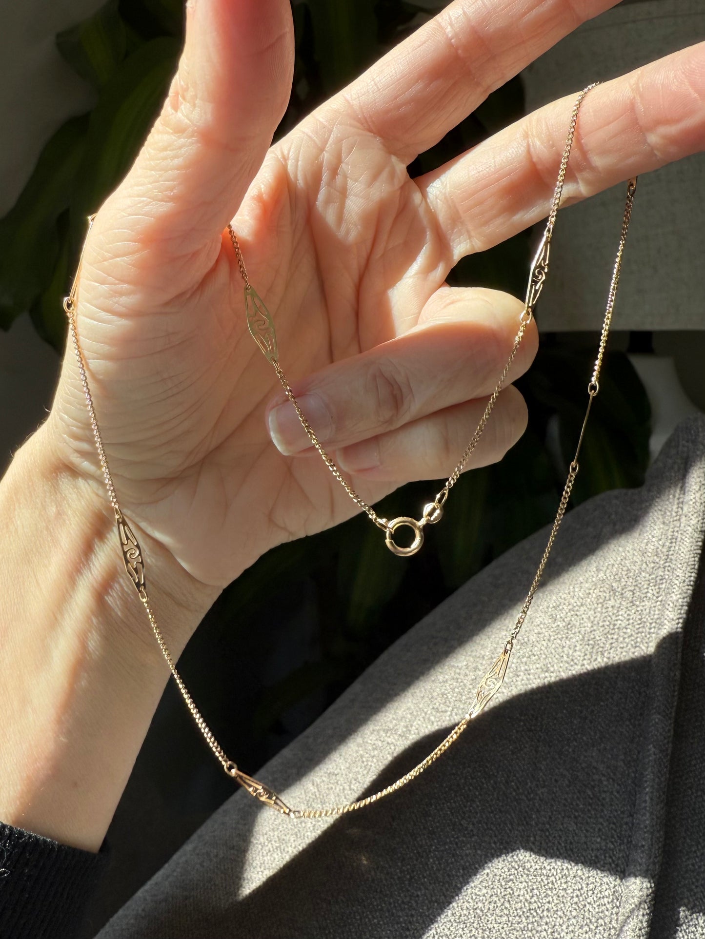 Vintage 14k Yellow Gold Chain