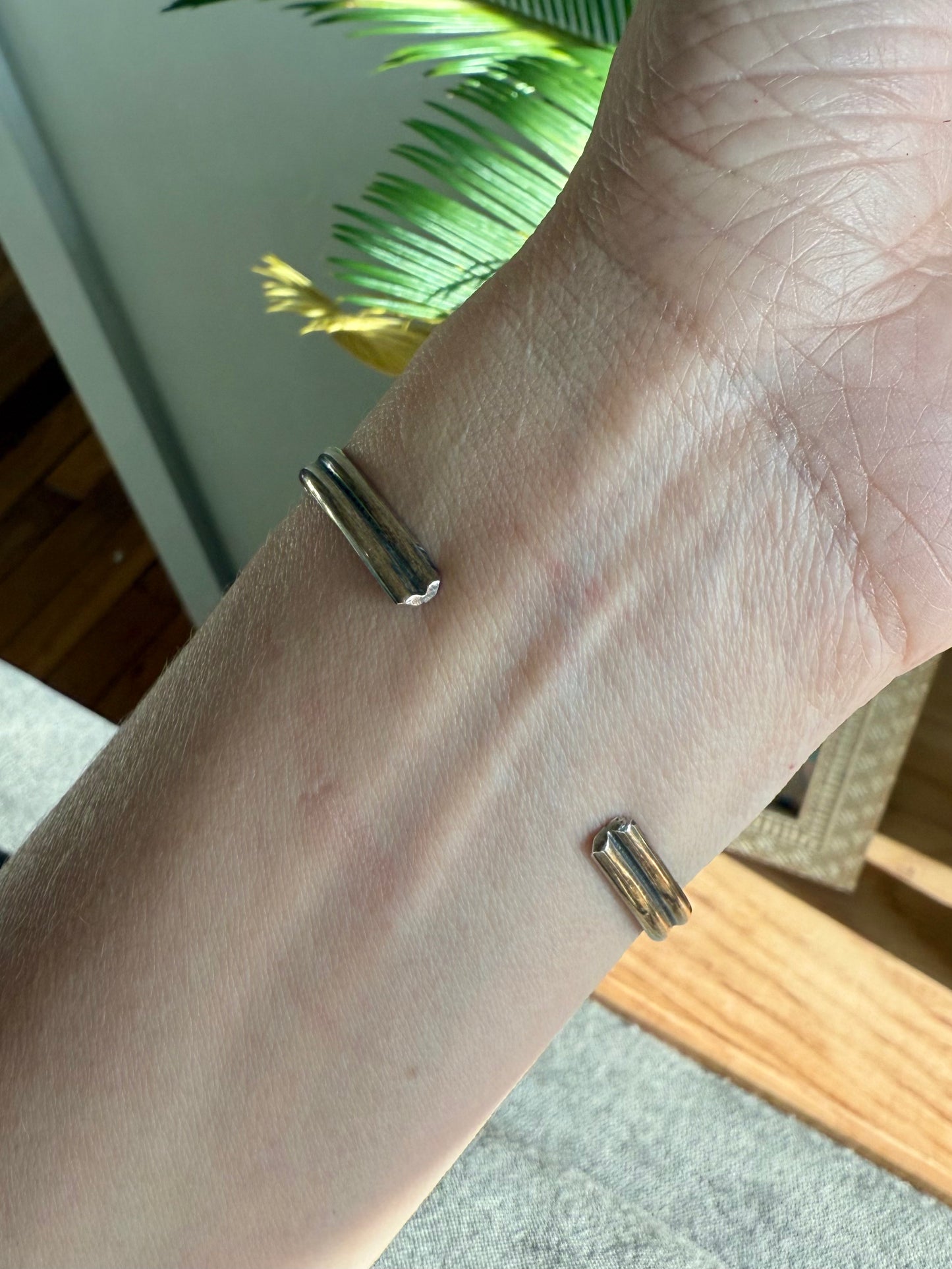 Vintage Sterling Silver Turquoise Bracelet