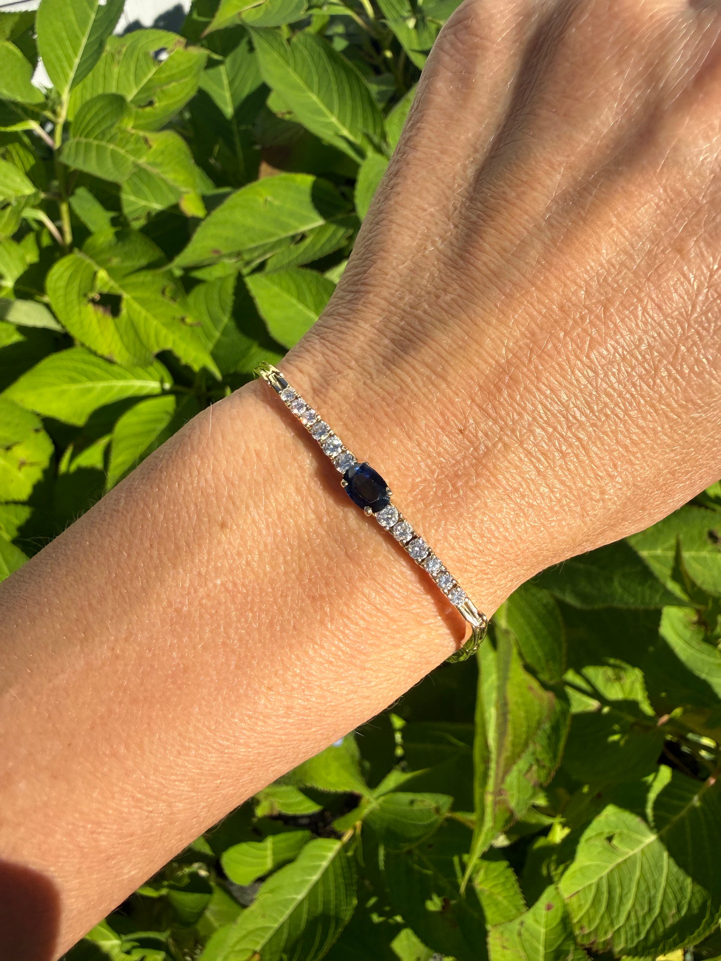 Vintage Sapphire and Diamond Bracelet