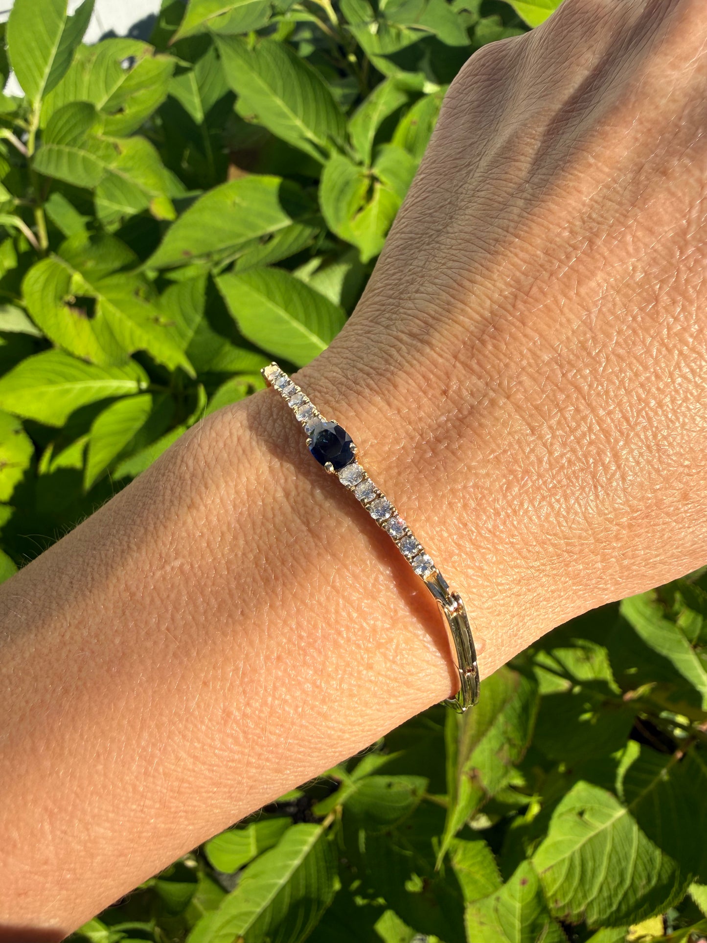 Vintage Sapphire and Diamond Bracelet