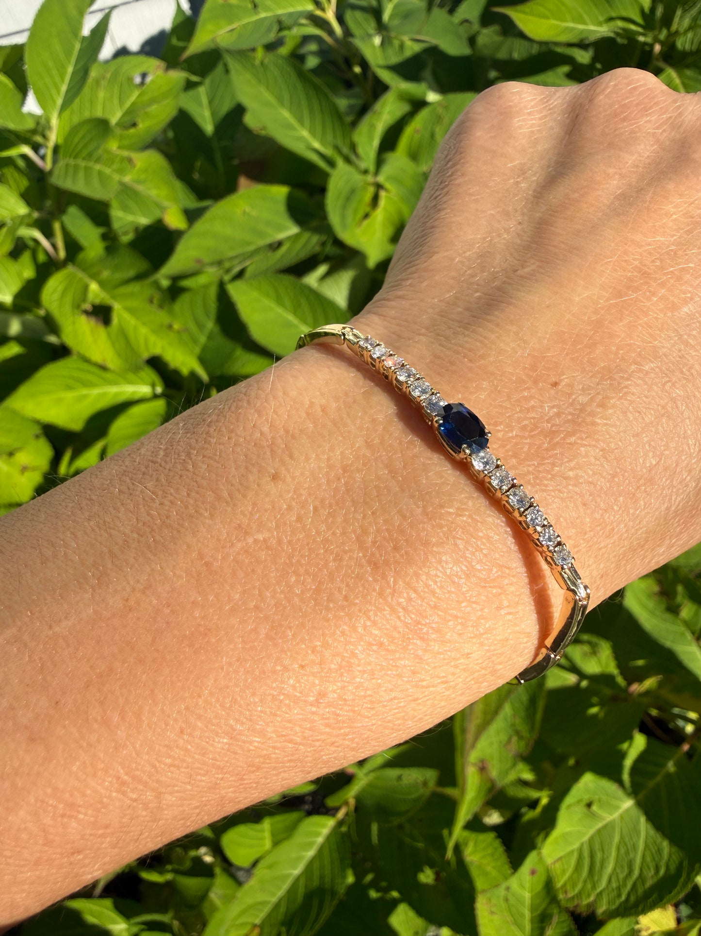 Vintage Sapphire and Diamond Bracelet