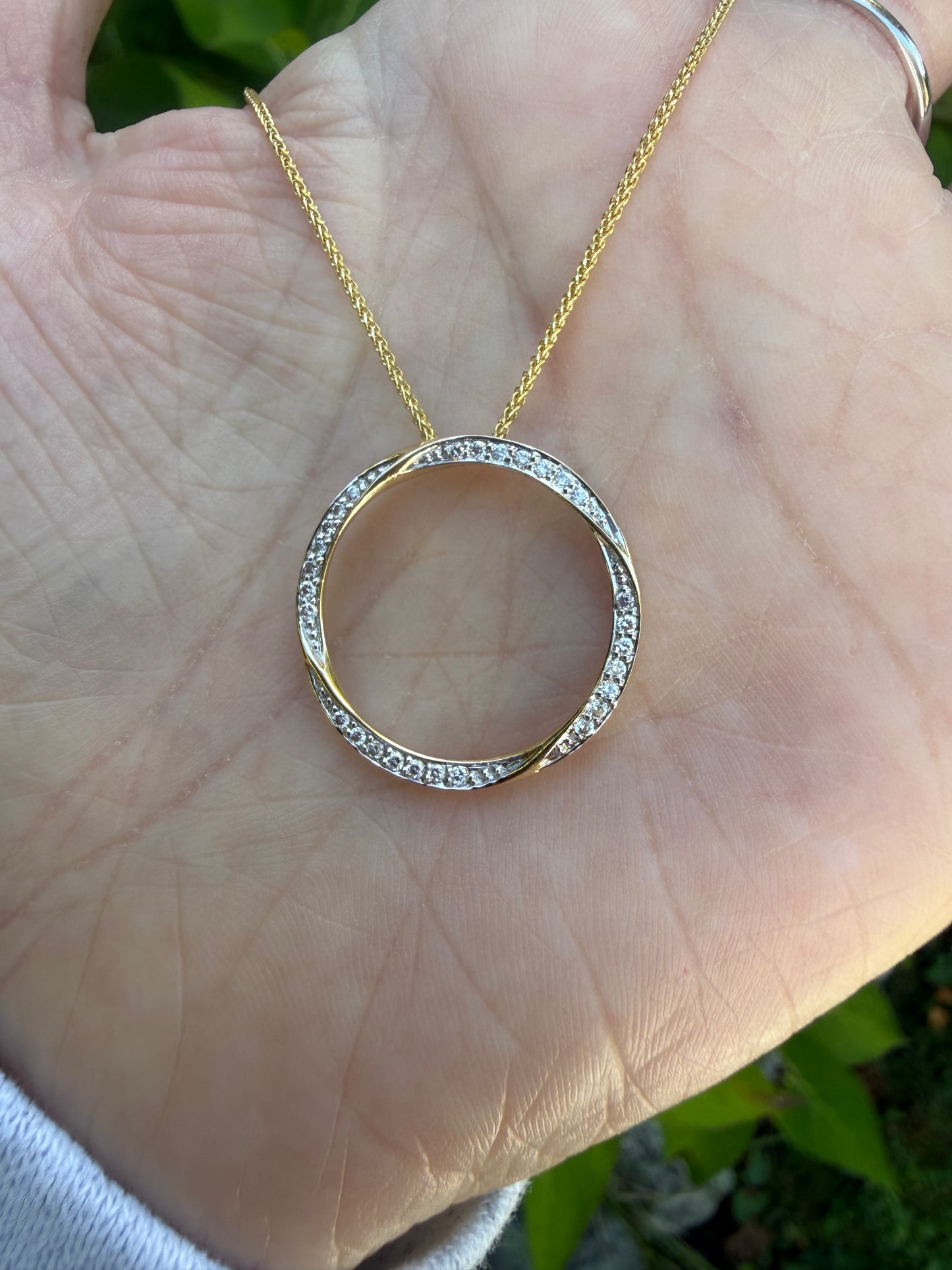 Diamond Circle Pendant