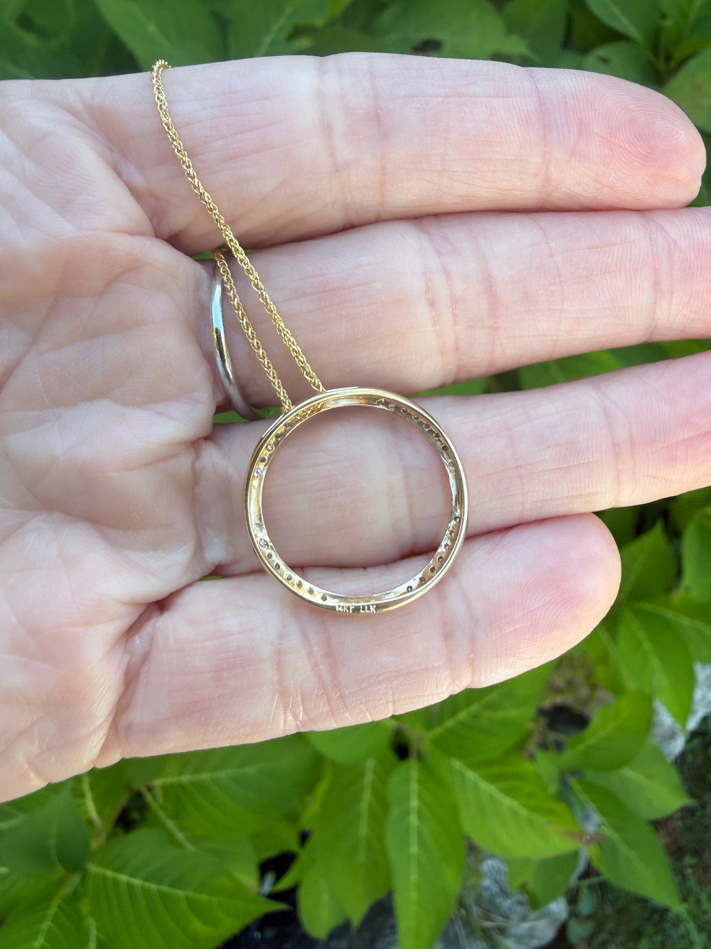 Diamond Circle Pendant