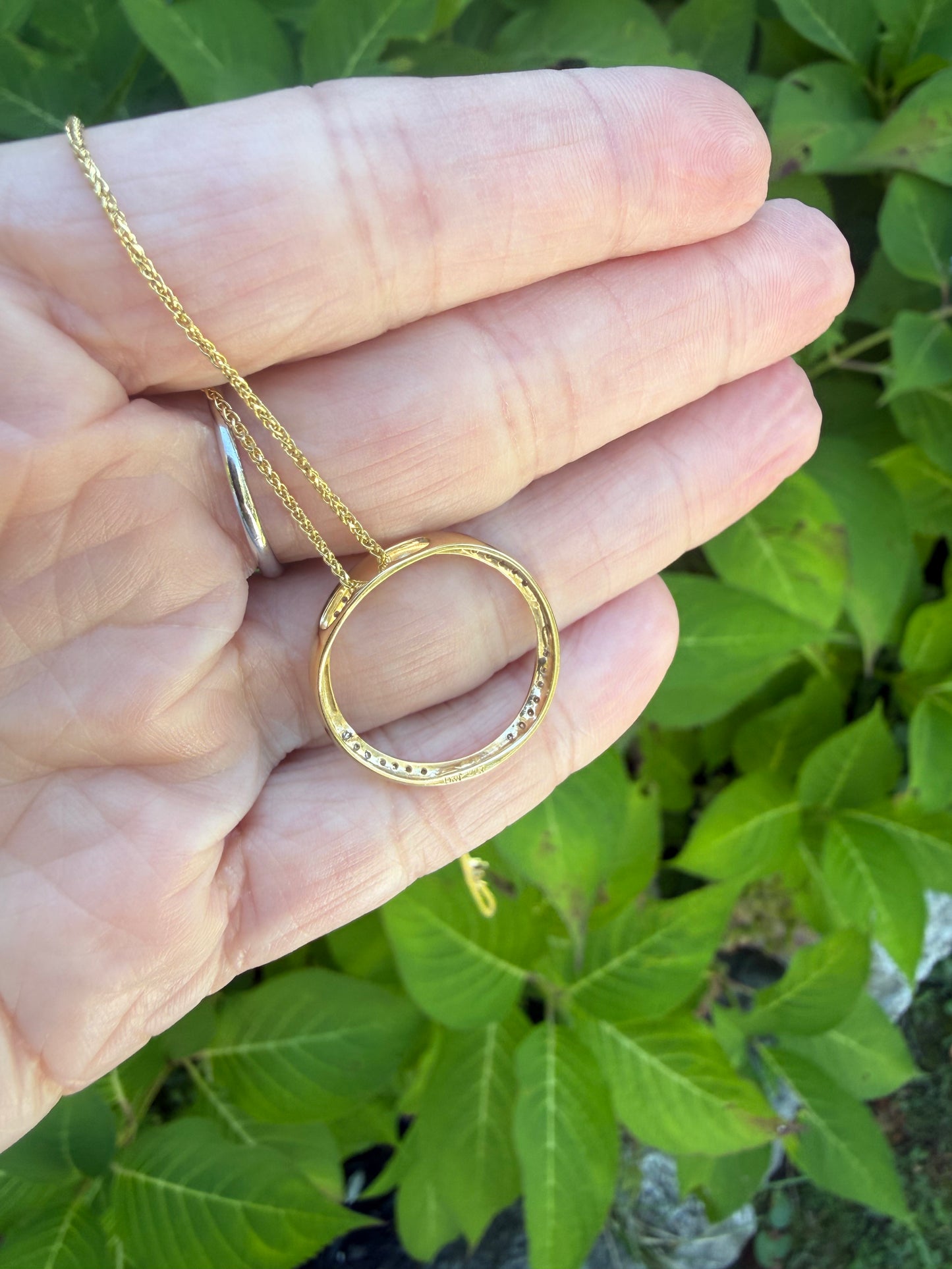 Diamond Circle Pendant