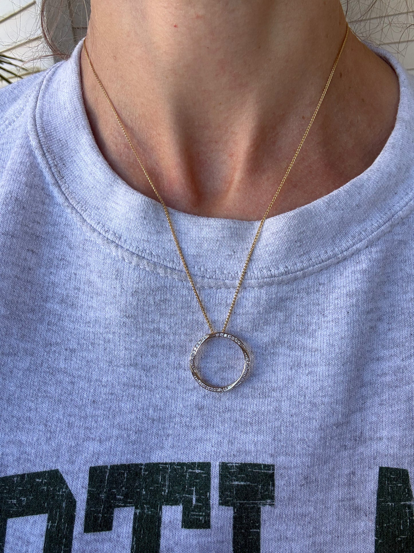 Diamond Circle Pendant