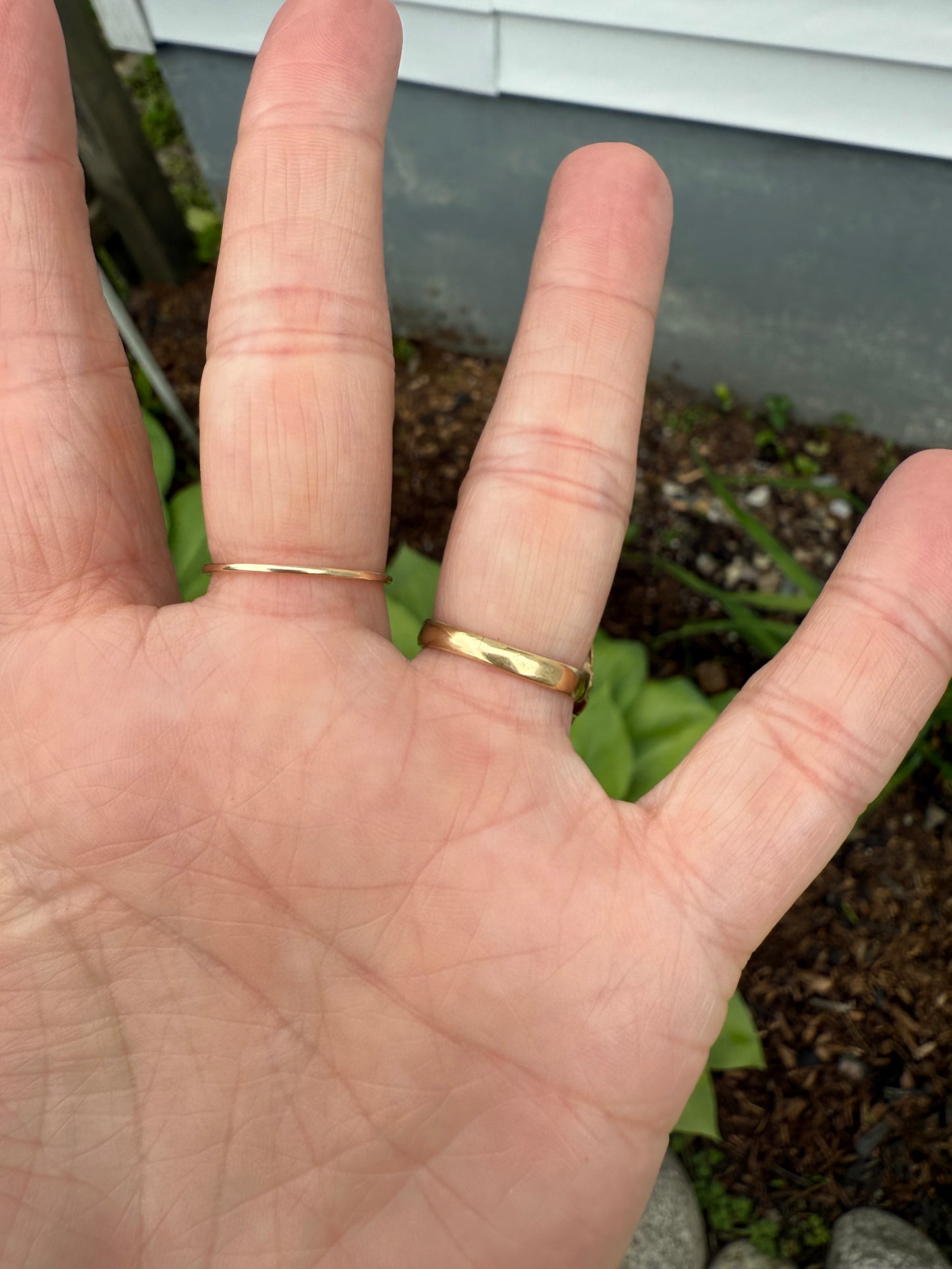 Vintage 14k Yellow Gold Opal Ring
